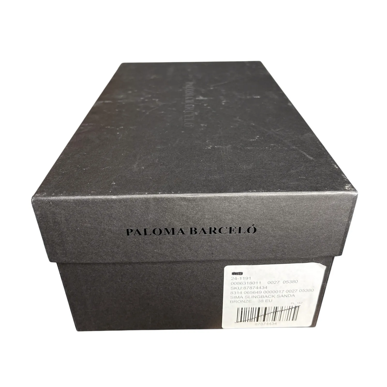 Paloma Barcelo Free People Sima Slingback Sandal Gold Leather‎ Flatform Size 7.5 - Image 12