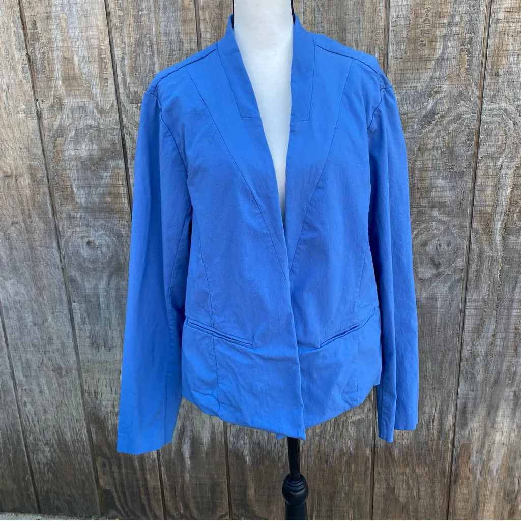 Torrid  Blue Open Front Blazer Size 3 - Image 2