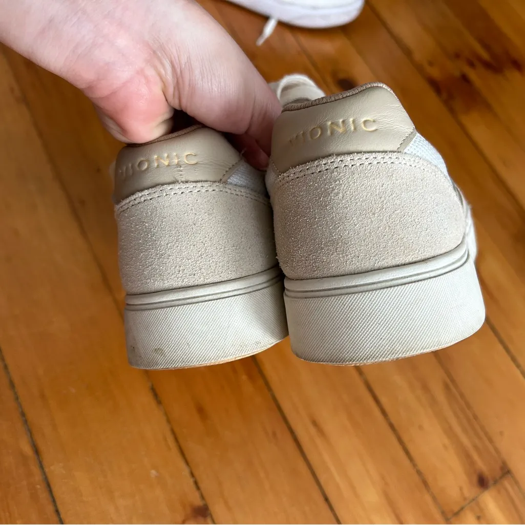 Vionic Womens Karmelle White Fashion Sneaker Size 9.5 - Image 8