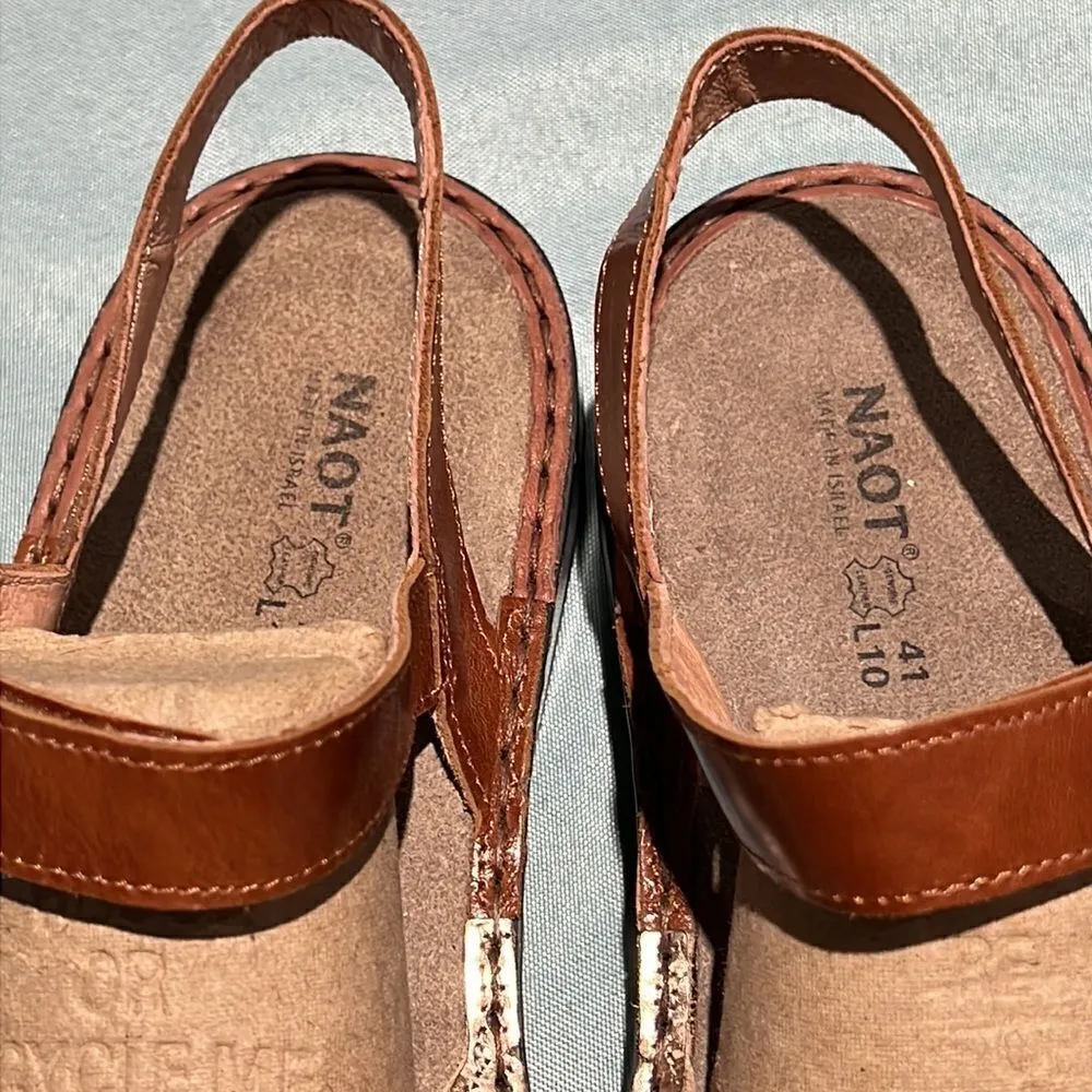 NAOT Footwear Women's Lamego Sandal Size 41/10 - Image 4