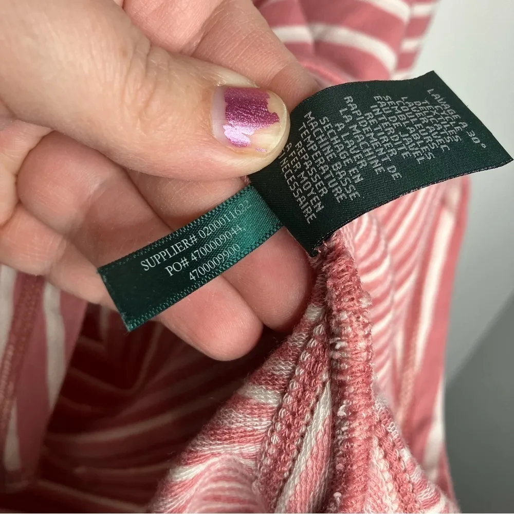 LRL Lauren Jeans Co. Ralph Lauren long sleeve striped shirt size XL - Image 7