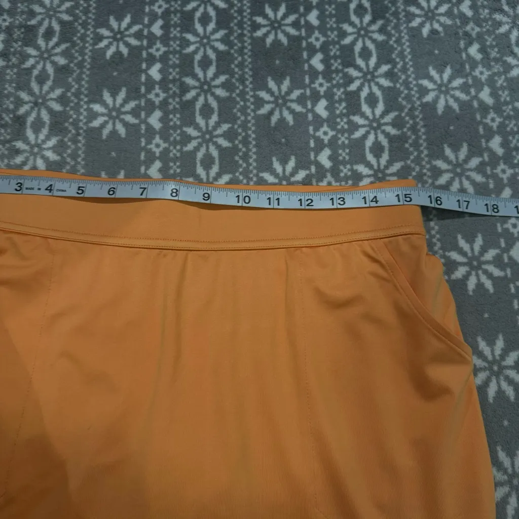 NEW Belyn Key Ruffle Golf Skort Cantaloupe Orange Size‎ Small - Image 10