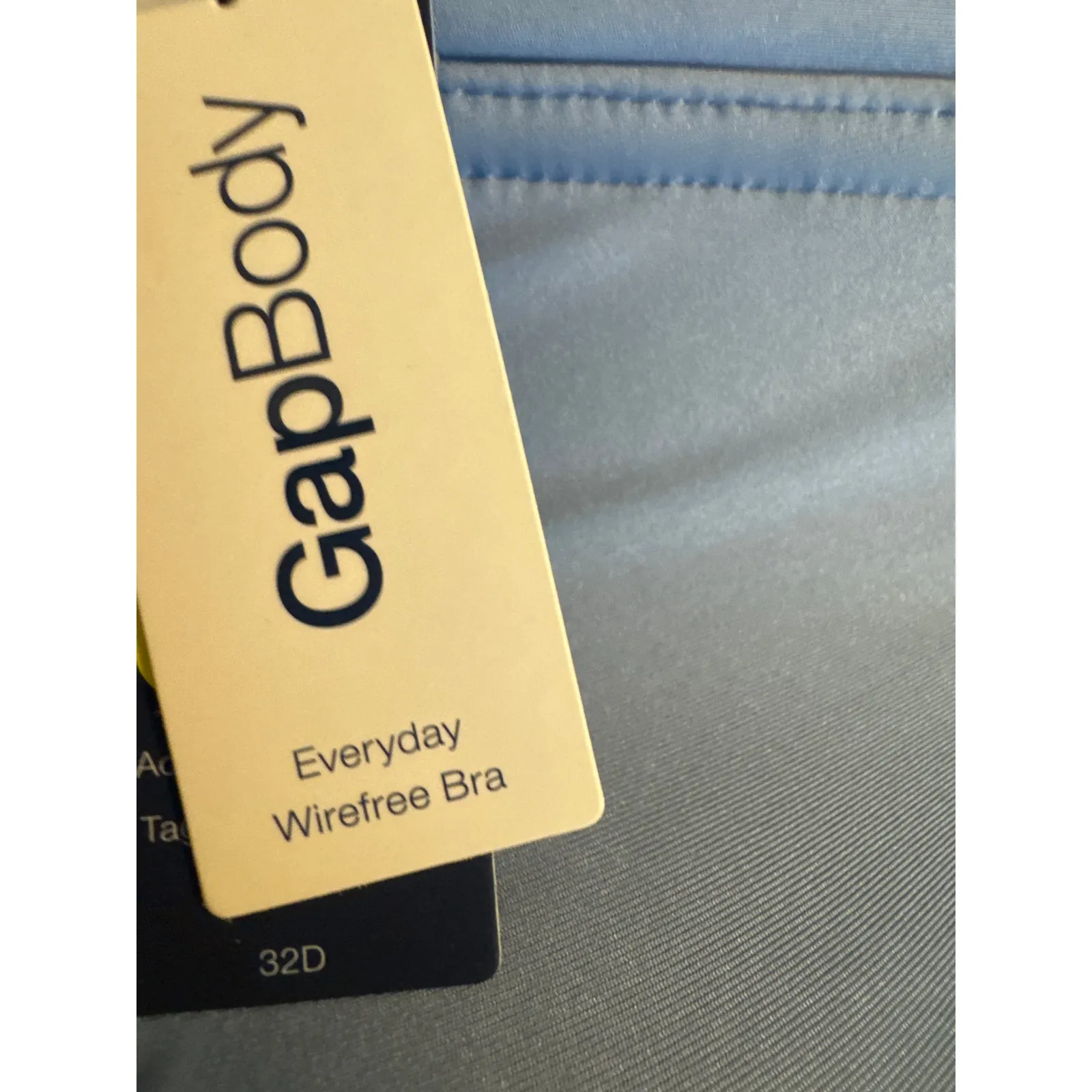 Brand New Gap Body Women's Size 32D Blue Light Blue Everyday Wire Free Bra - Image 4