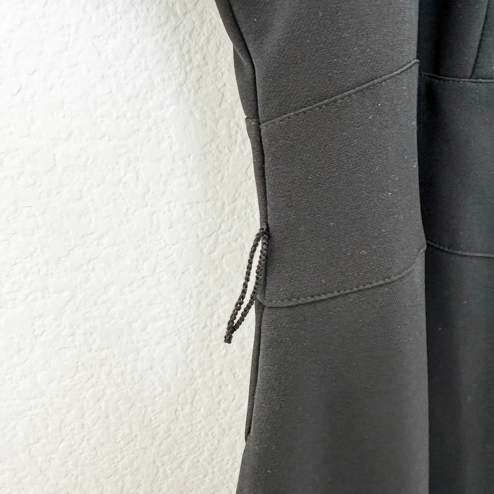 Lane Bryant Womens Jumpsuit Size 16 Black Short‎ Sleeve Wide Leg Minimalist Chic - Image 4