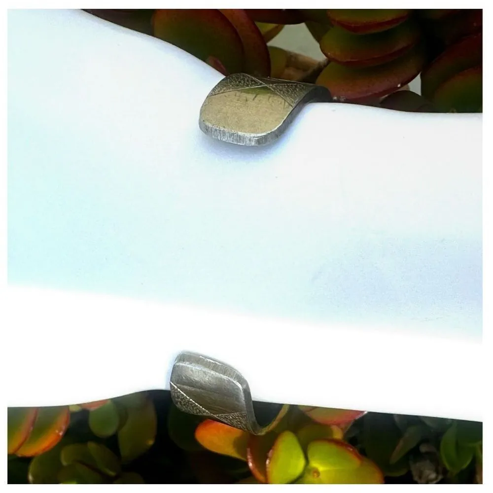 C Monogram silver tone cuff bracelet - Image 4