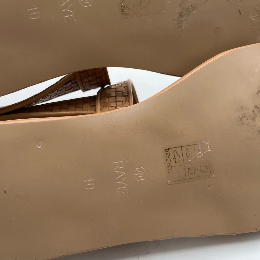 Raye EUC  Hoxton Sandal in Cognac size 10 slingback leather - Image 10