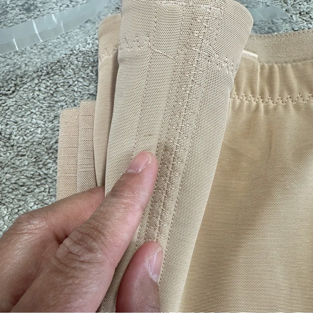 Honeylove Women’s SuperPower High Compression Breathable Sculpt Shorts Sand XL - Image 13