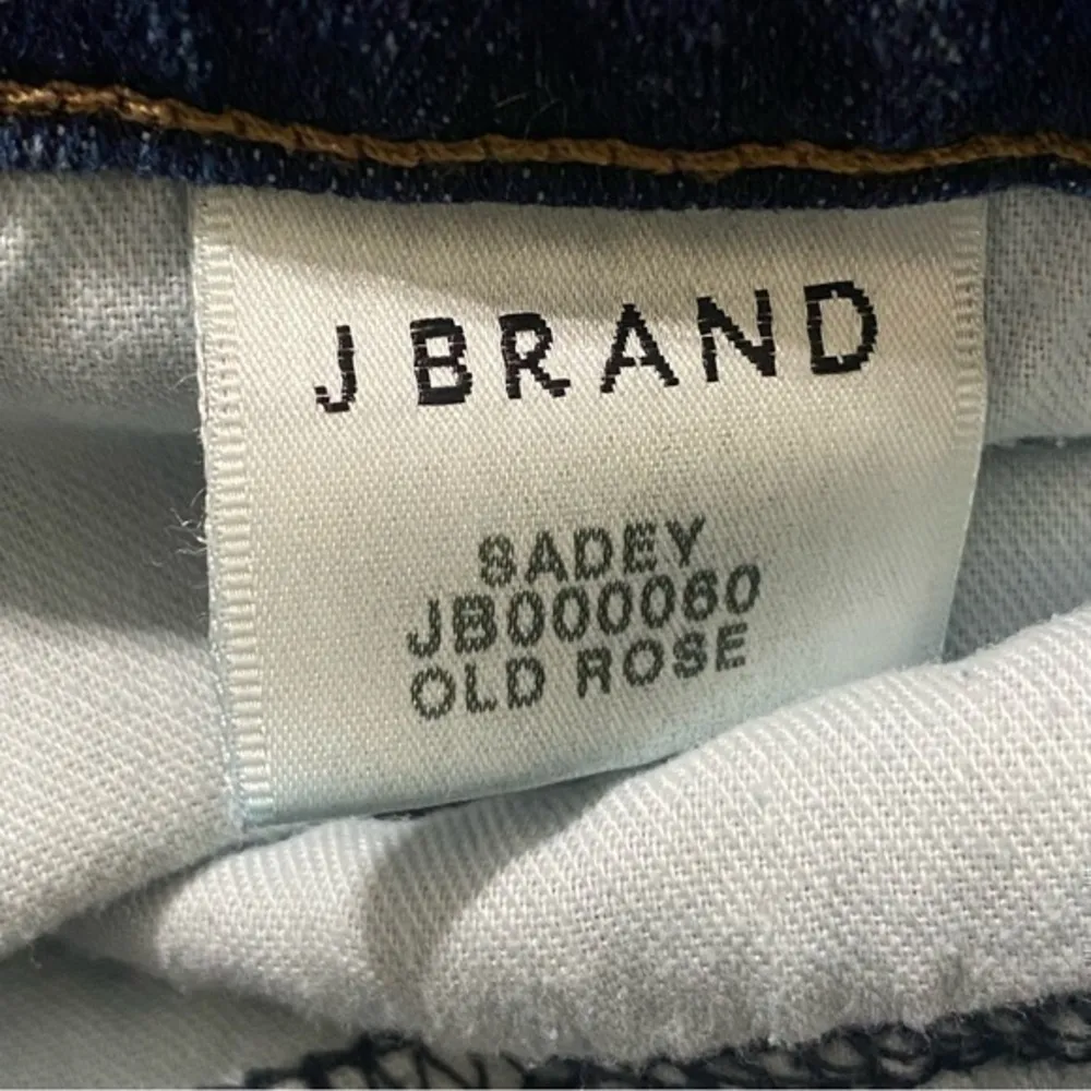 J Brand Denim Women’s 32 Blue Old Rose Wash Sadey Slim Straight Cropped Jeans - Image 5