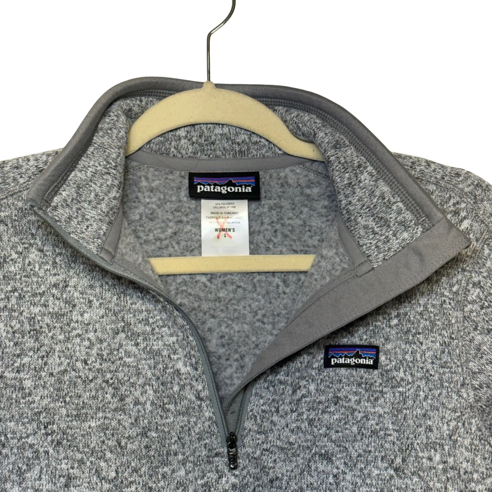 Patagonia Better Sweater Fleece Pullover Quarter Zip Cozy Athletic Warmcore S - Image 6