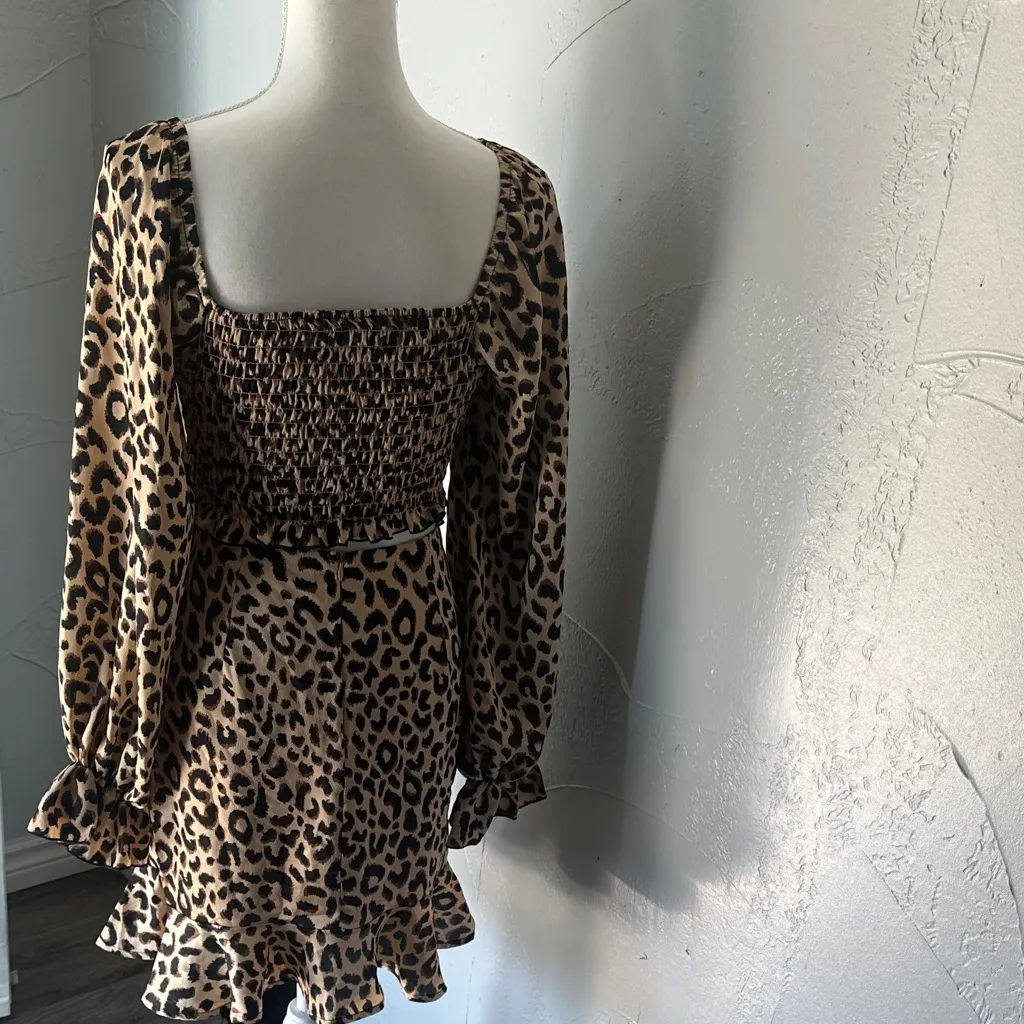 Shop 17 Leopard Print Skirt Set - Image 5
