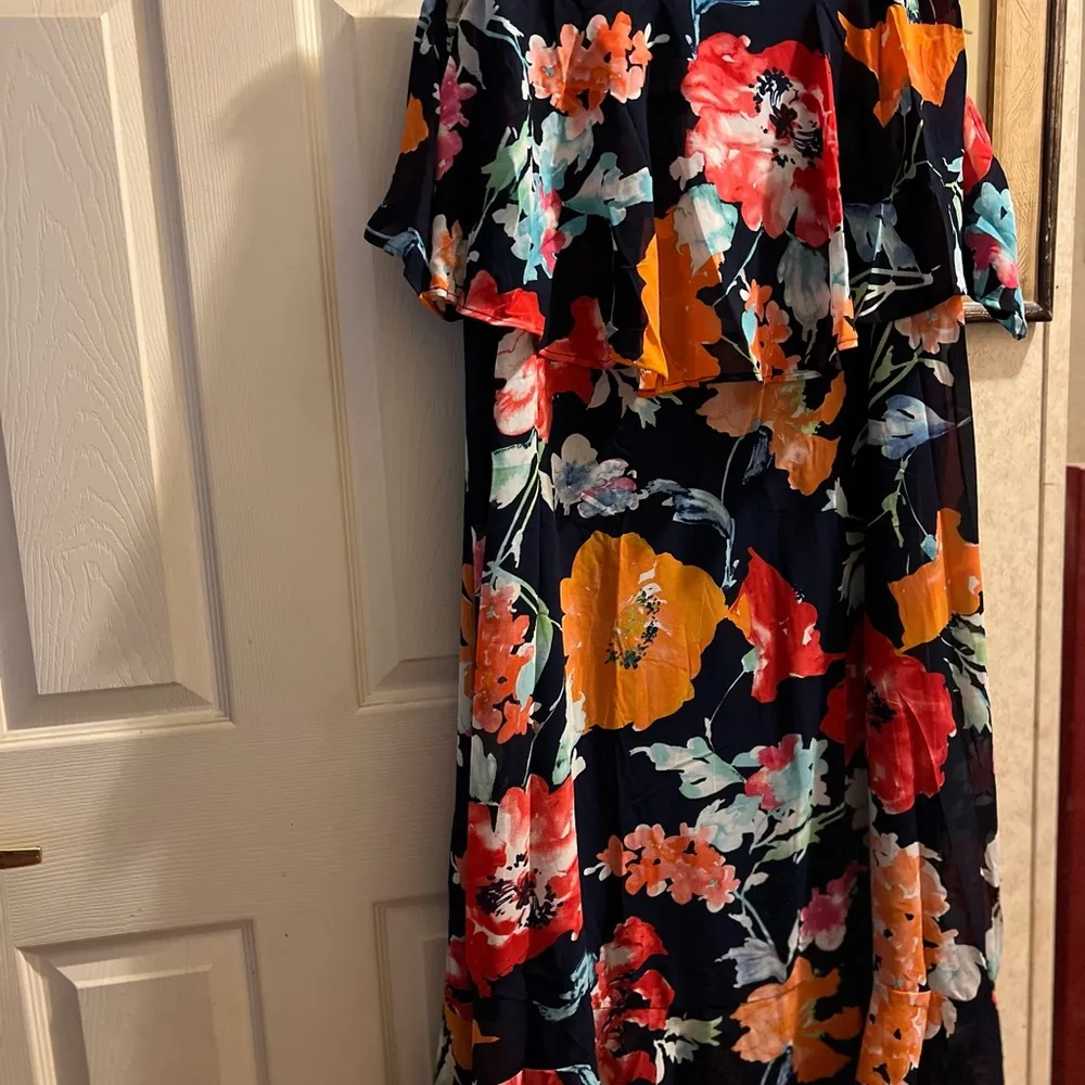 Dress Orange Size 3X - Image 3