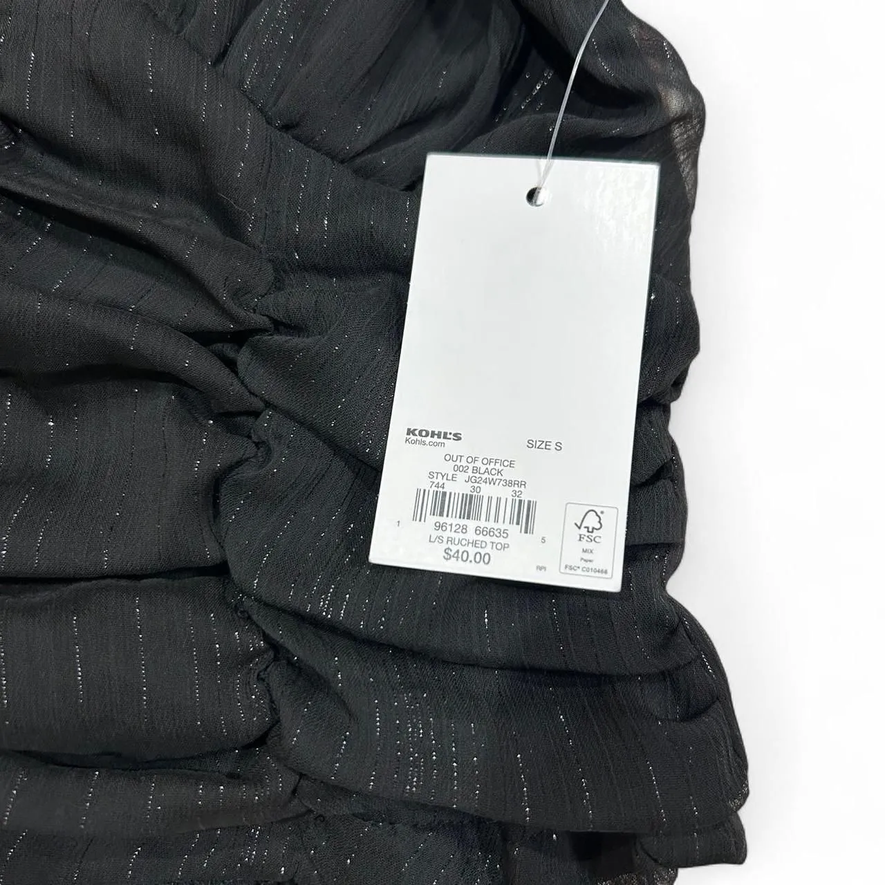 Smocked Peasant Blouse Black - Image 6