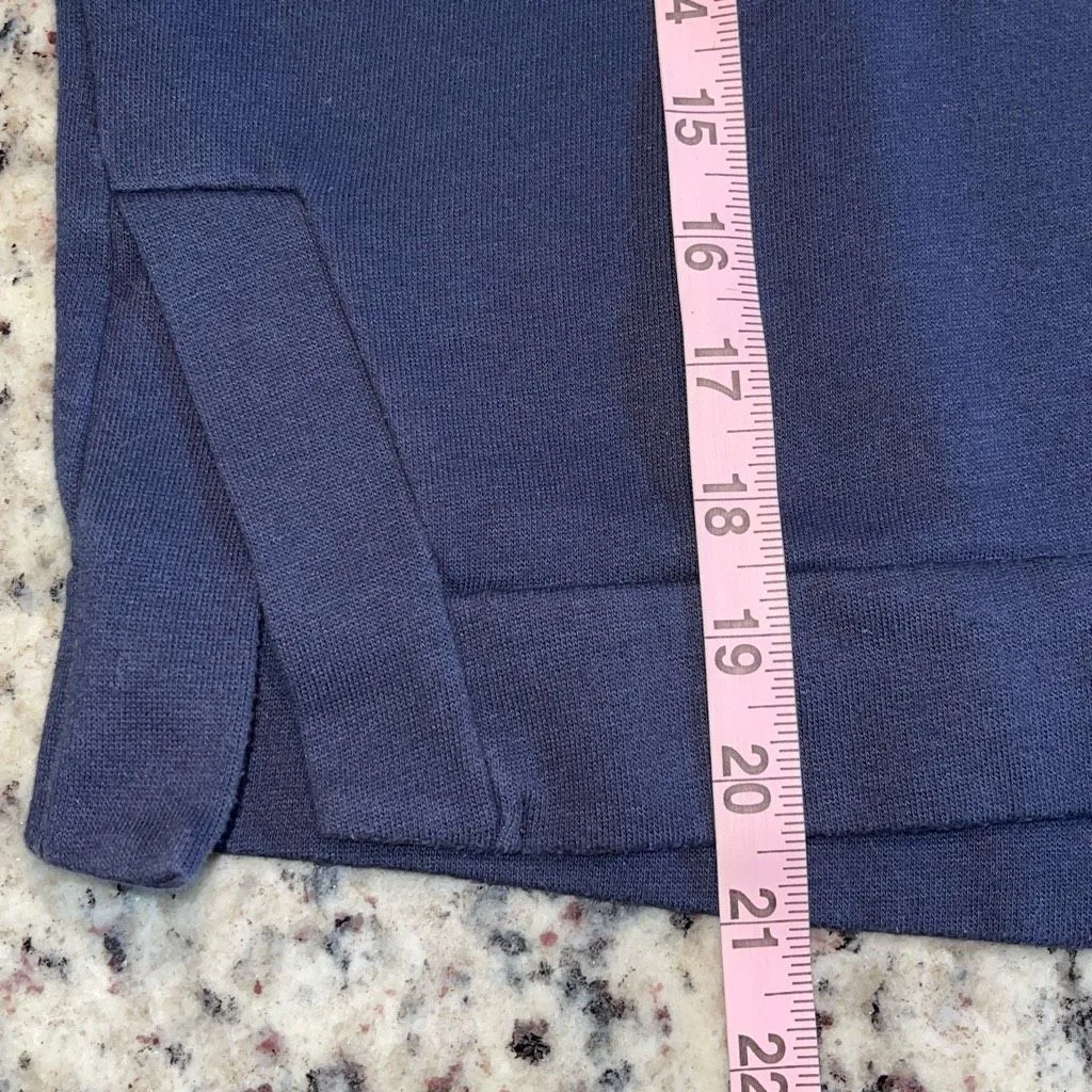 Jack Wills Navy Hoodie Cropped‎ Quarter Zip Women’s Size 10 - Image 7
