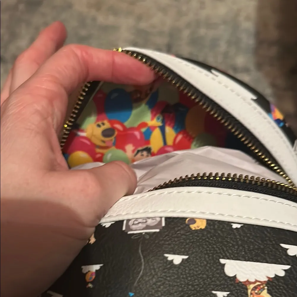 NWT 
Disney Parks Loungefly Mini Backpack - UP Characters And Balloons - Image 7