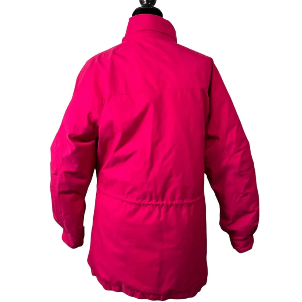 Eddie Bauer Vintage Pink Purple Goretex Down Puffer Coat Women's Size Large - Image 8