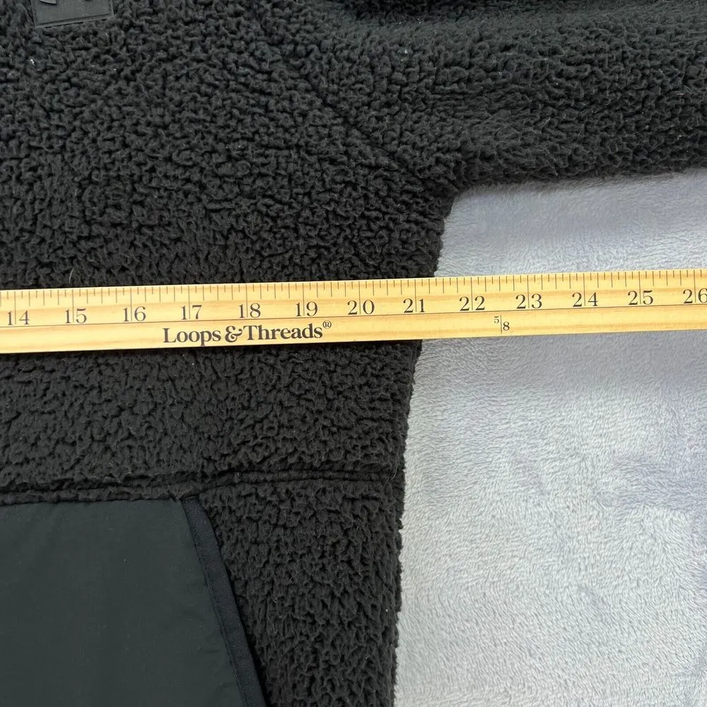 UNDER ARMOUR‎ Sherpa Bomber Jacket Mens Small Black Full-Zip Ultra-Soft Comfort - Image 8