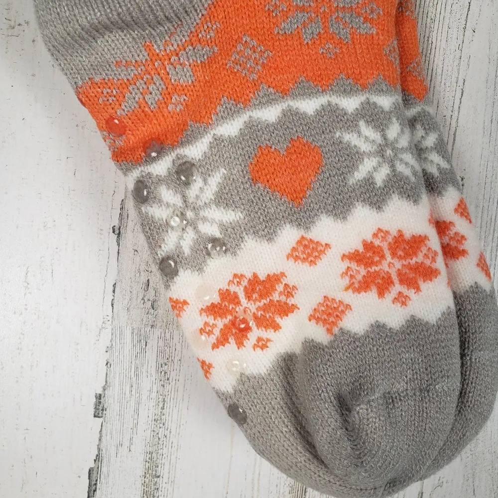 NWT Sherpa Lined Knit Winter Snowflake Holiday Design No - Image 2