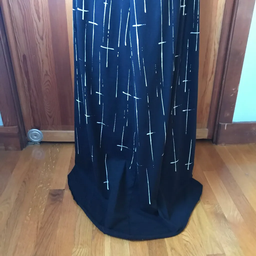 Vintage Lip Service Goth Punk Visual Kei Occult Wicca Black Hooded Cross Dress S - Image 12