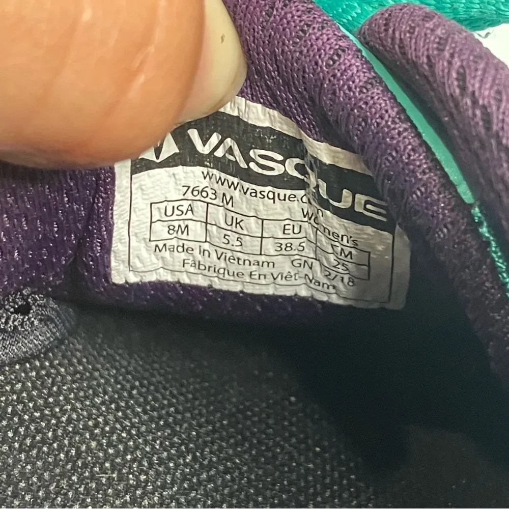 Vasque velocity AT trainers‎ hiking shoes running women’s size 8 outdoor casual Blue - Image 8