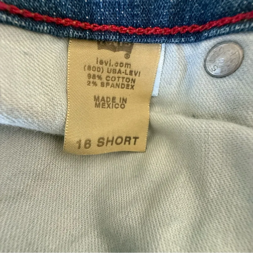 NWT Levi's Relaxed Boot Cut 550 16 Short Misses Indigo Jeans classic‎ rise - Image 13