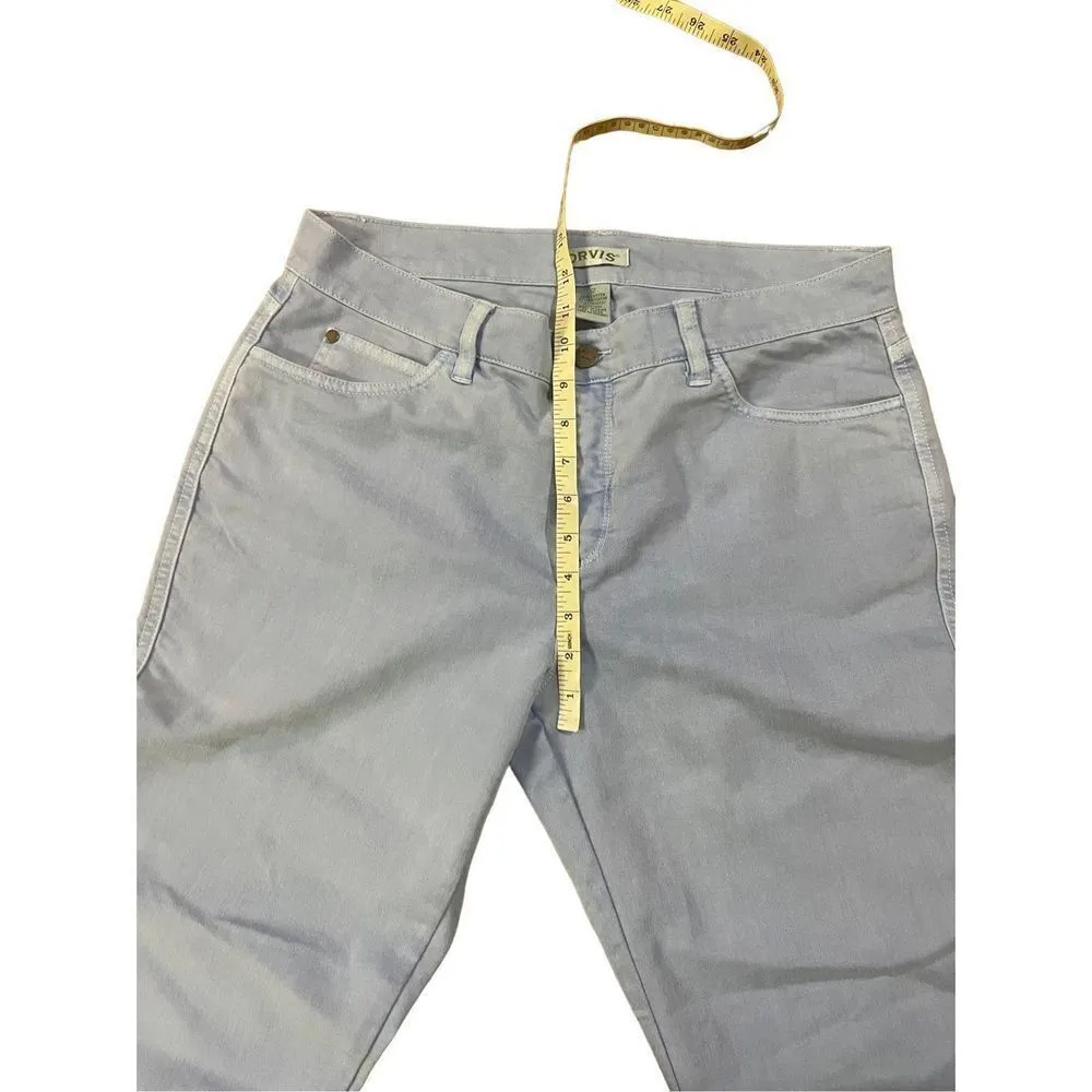 Orvis blue denim mid rise straight leg jeans size 12 - Image 6