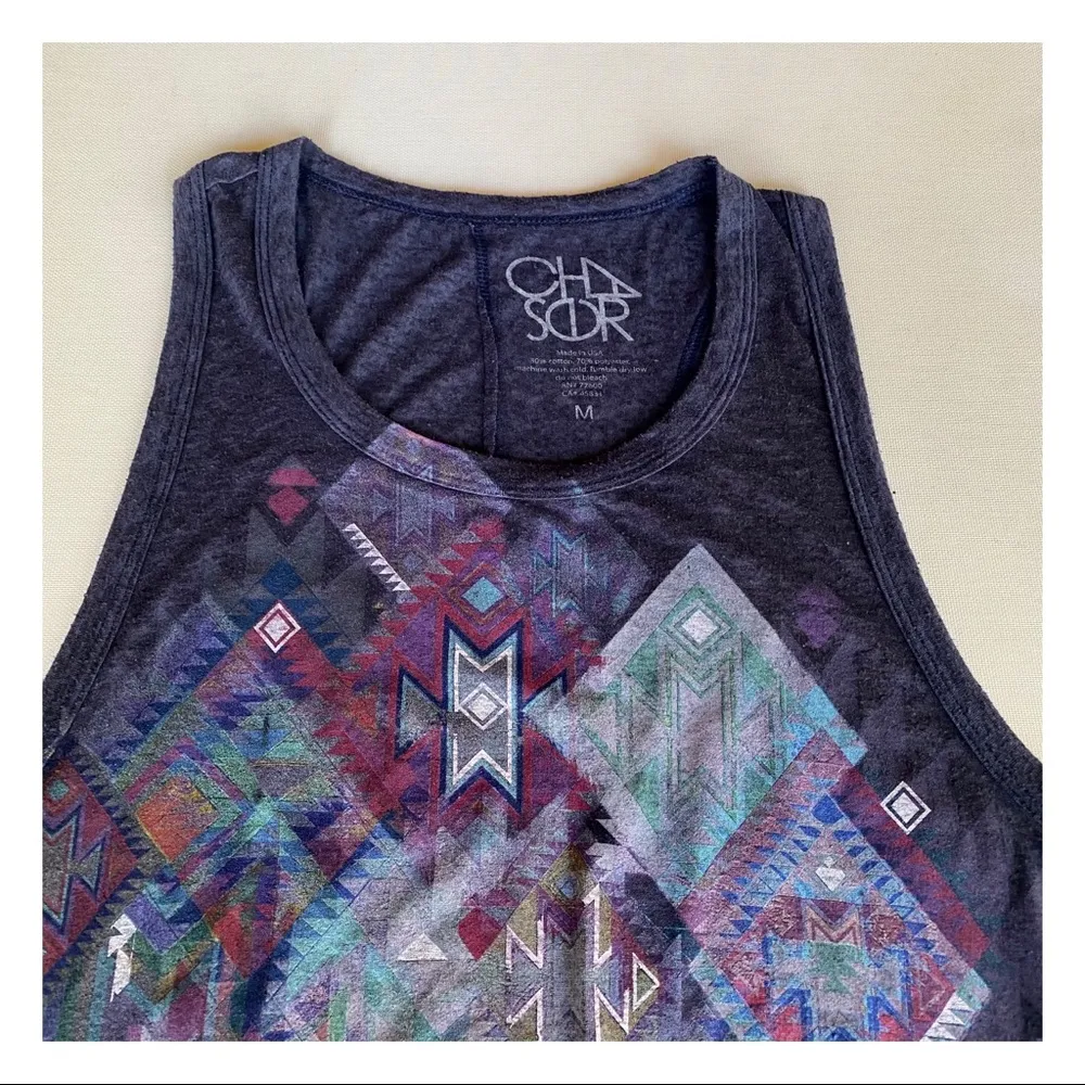 Chaser Graphic Tank Top Muscle Tee - Image 7