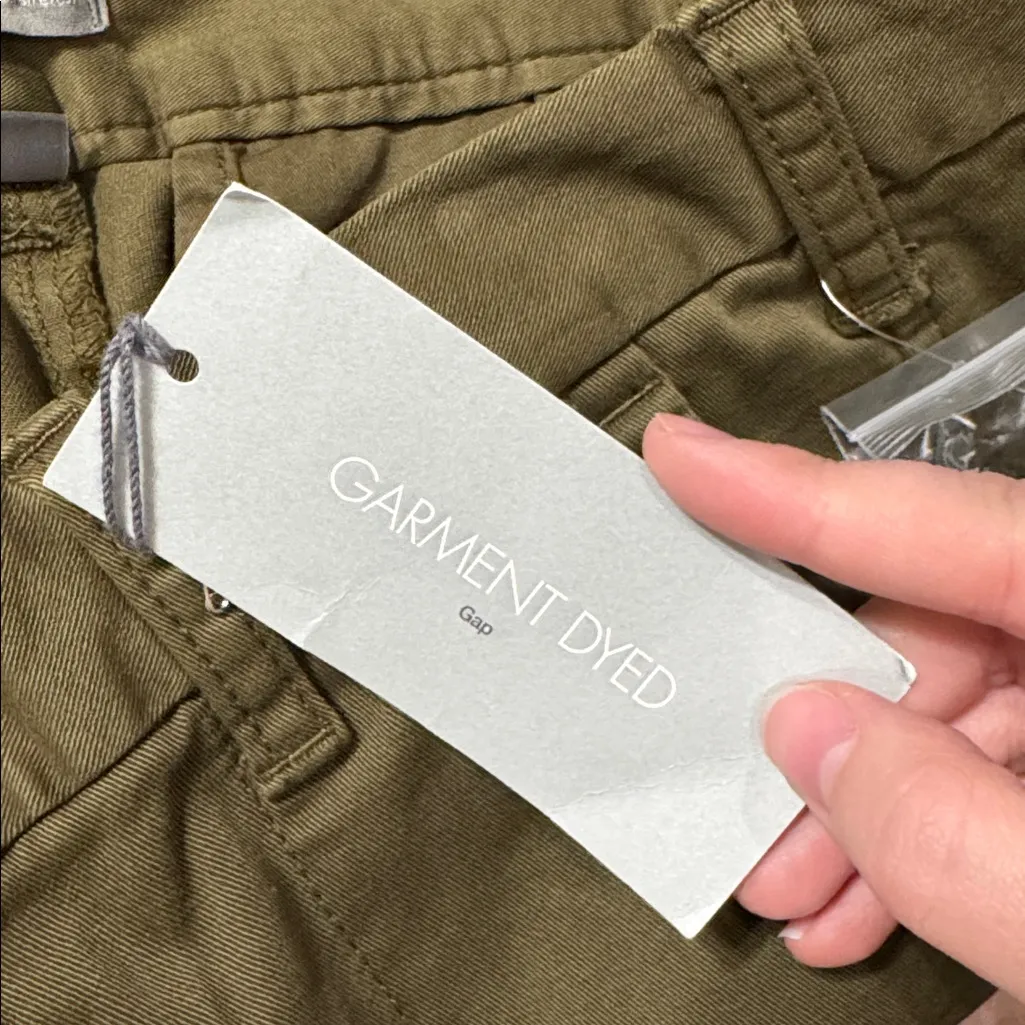 Gap Japanese Stretch Olive /Khaki Cargo Pockets Low Rise Y2K Utility Pants sz 2 - Image 15