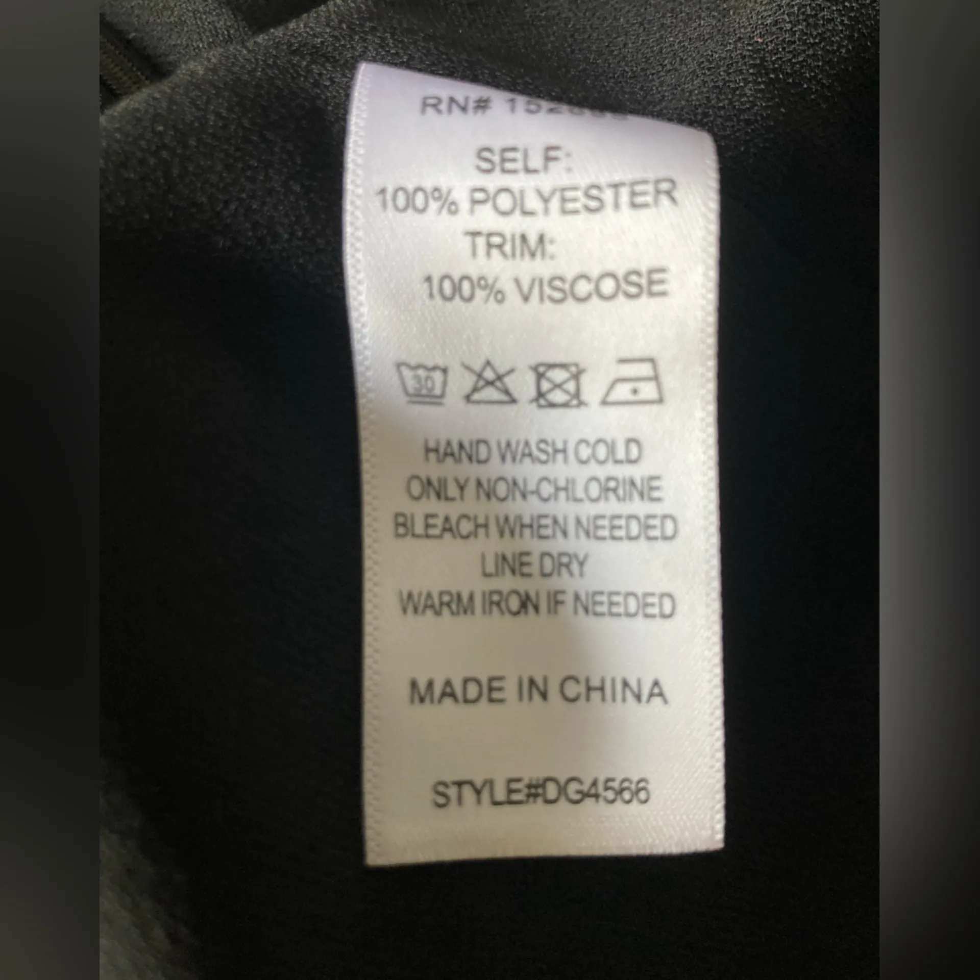 Koko + Mason Black Cowl Neck Fringe Hem Bodycon Mini Dress NWT Size M Size M - Image 11