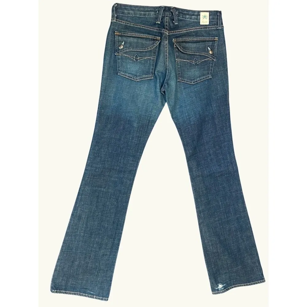 Agave Slim Fit Boot Cut Jeans Montecito Supima Cotton CFlex Denim Size 26 Blue - Image 2