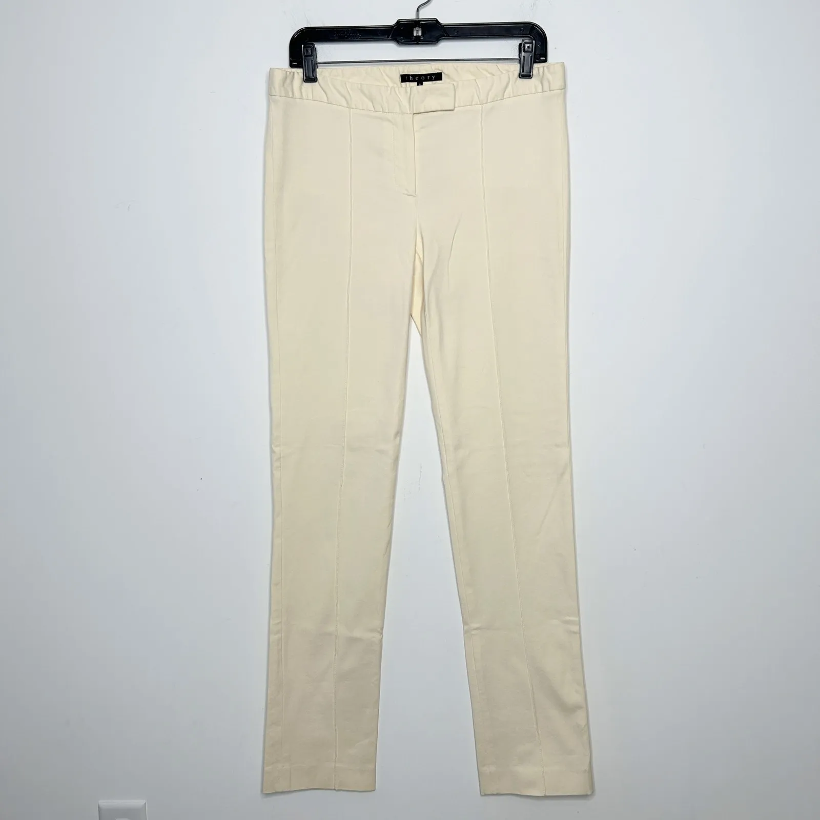 THEORY Butter Yellow Pants Womens Size 8 Corpcore Office Old Money Professional - Image 2