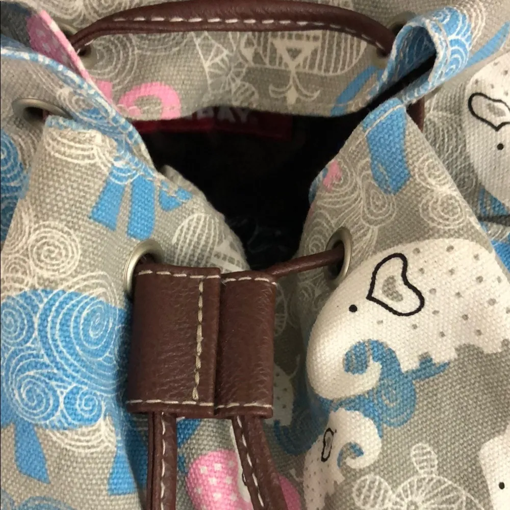 Unionbay  Floral and Elephant Patterned Backpack - Image 10