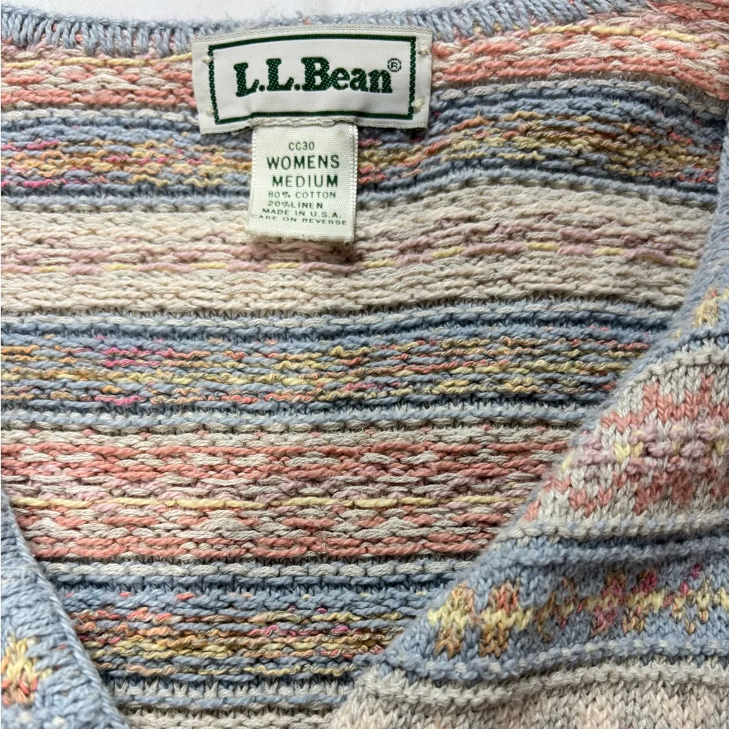 L.l bean cardigan medium - Image 2