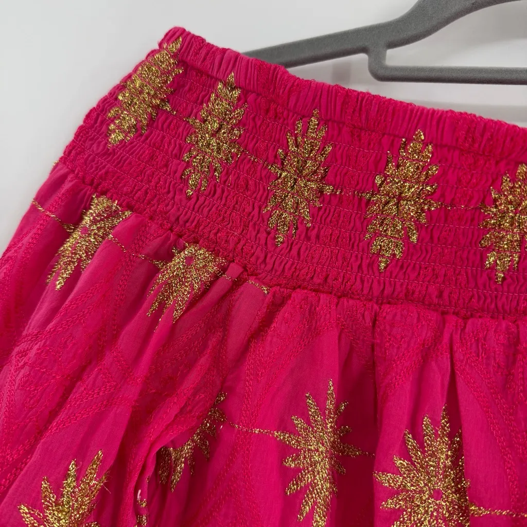 Boston Proper Metallic Detail Off-The-Shoulder Dress size XXS NWT Pink gold - Image 2