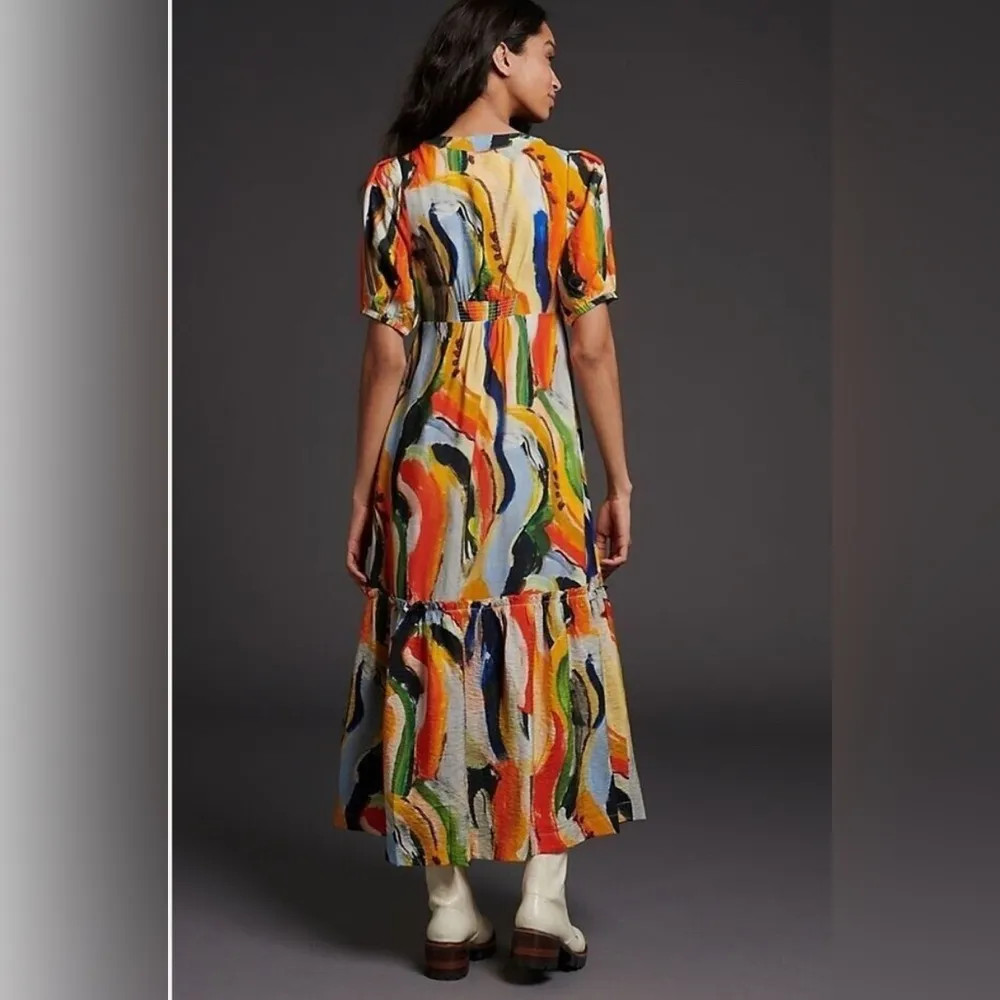 Anthropologie Maeve Suzannah
Maxi Dress multicolor bright sz M petite - Image 2