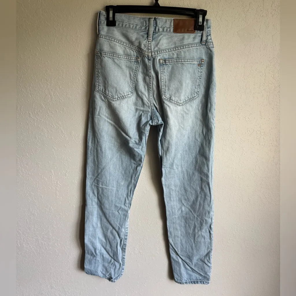 Madewell Light Wash Blue Denim The Perfect Summer Jean Womens 25 Slim Leg - Image 5