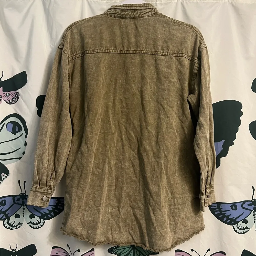 Polagram Denim button up shacket - Image 3