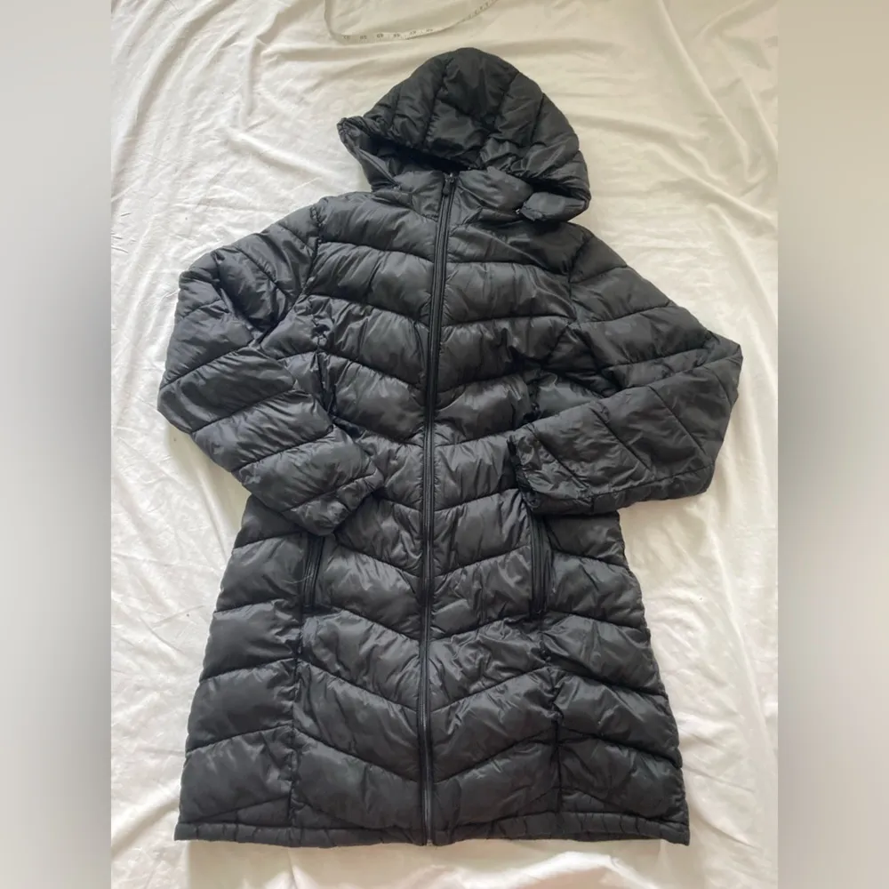 Charter Club Packable Hooded Puffer Coat Size Large Black - Image 3