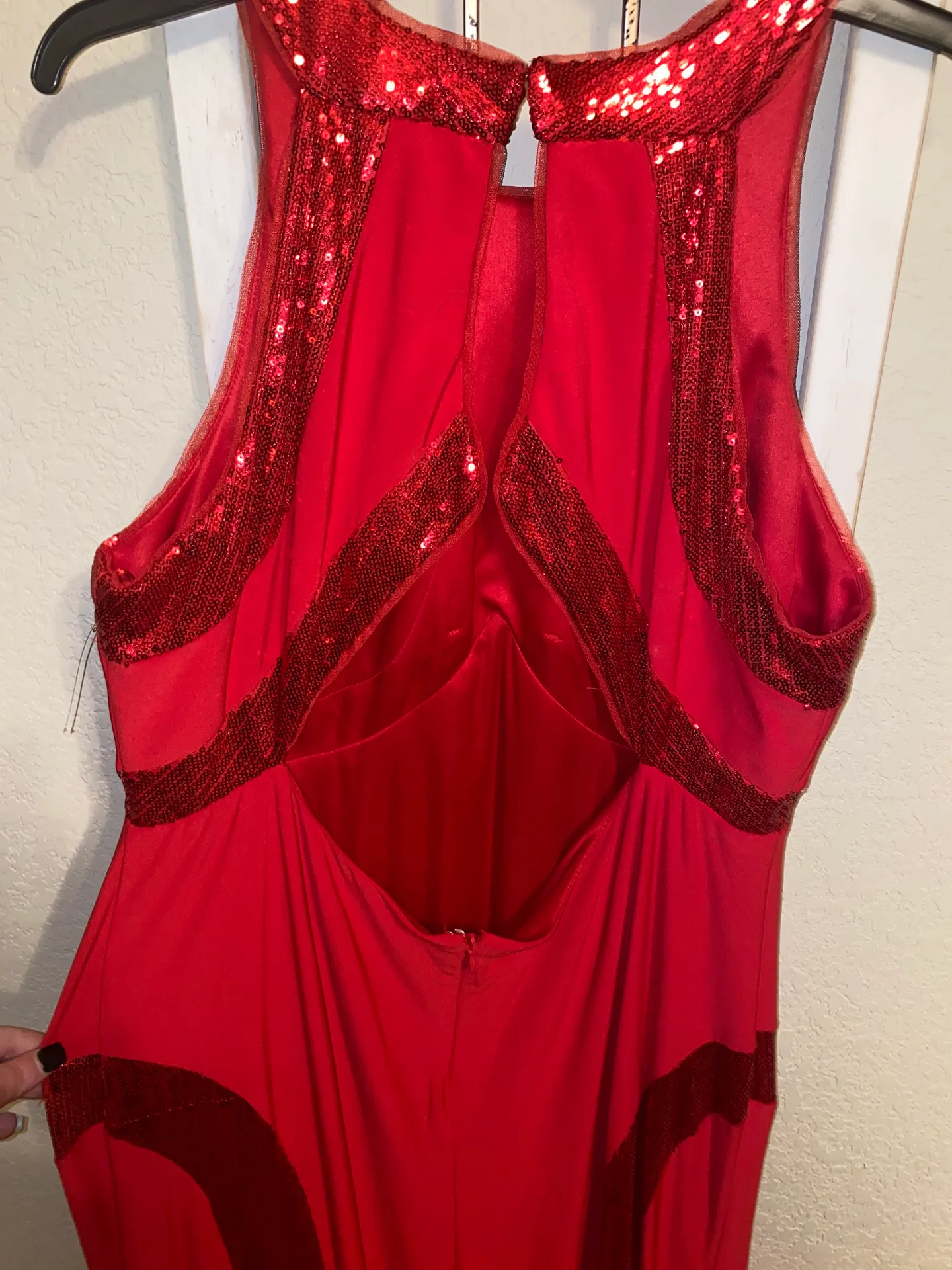 NW  Red Evening Gown - Image 4