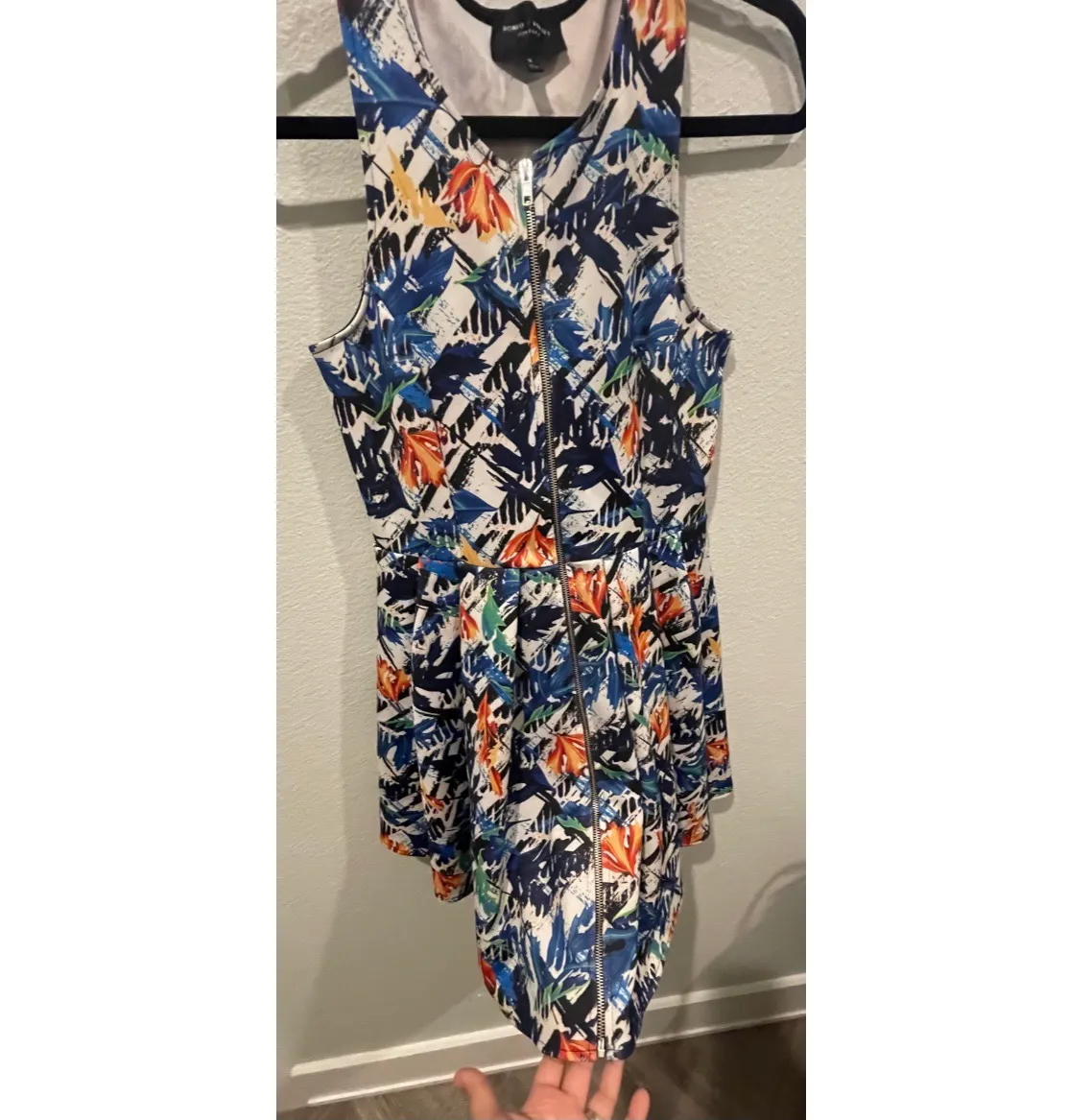 ROMEO AND JULIET COUTURE Fit And Flare Halter Mini Dress - Image 5