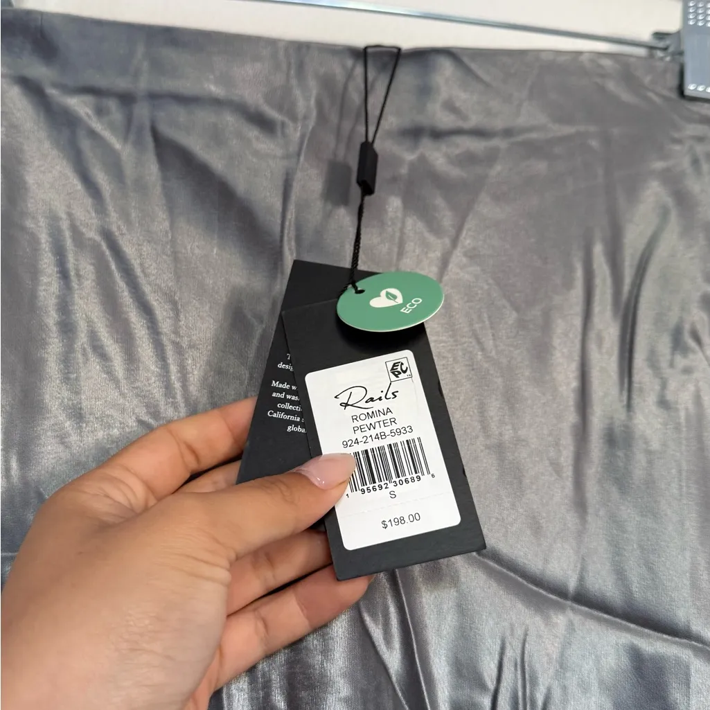 NWT Rails Flawed Romina Pewter Maxi Skirt - Image 4