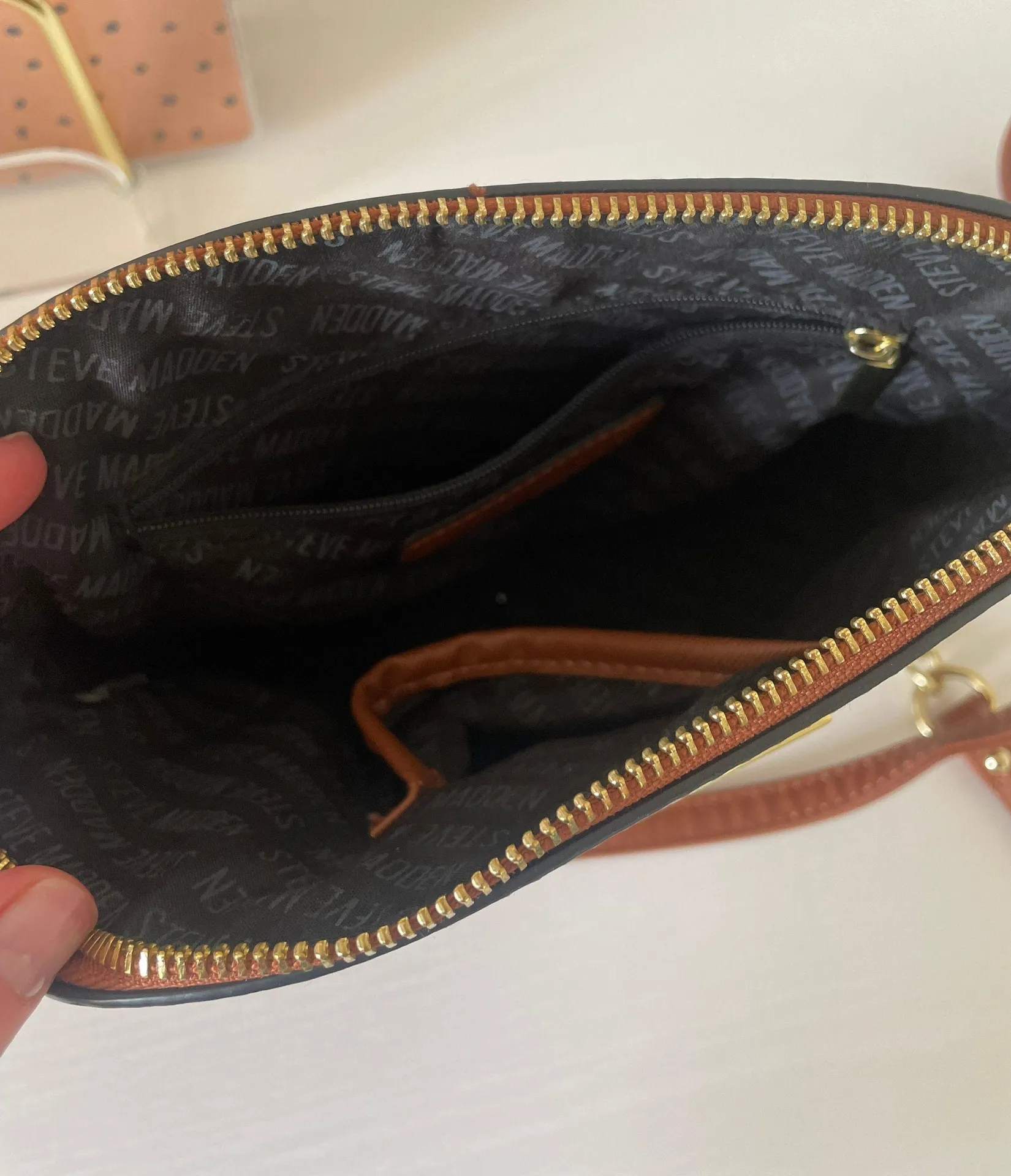 Steve Madden Brown Leather Purse - Image 3