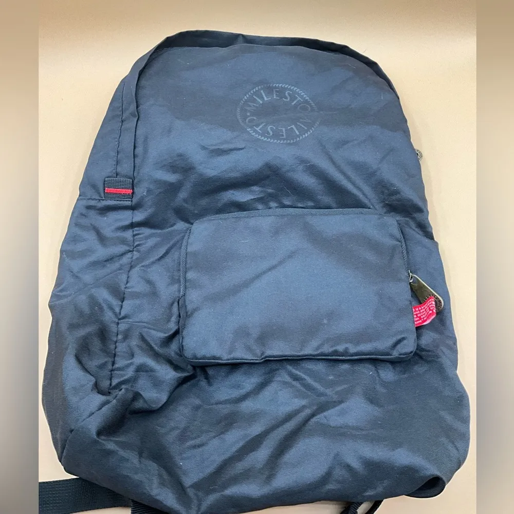 A Black Lightweight Milesto Vintage Japan Backpack - Image 2