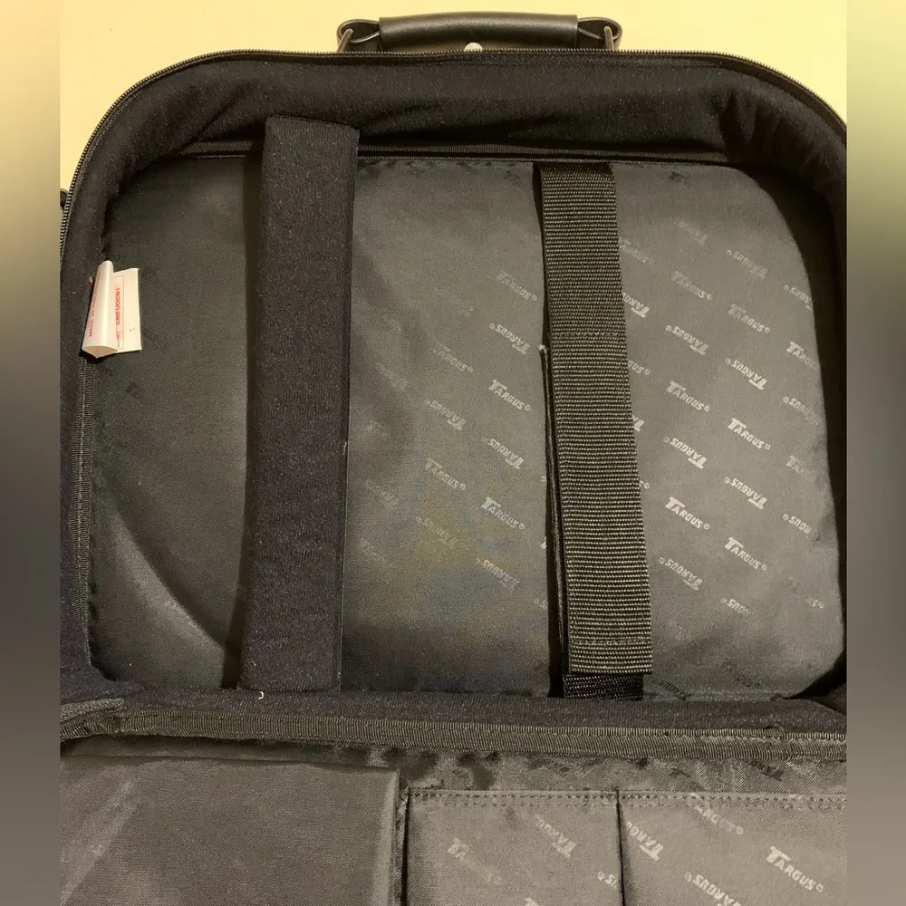 Targus • Black Classic Briefcase Messenger Carry Case Laptop Bag - Image 9