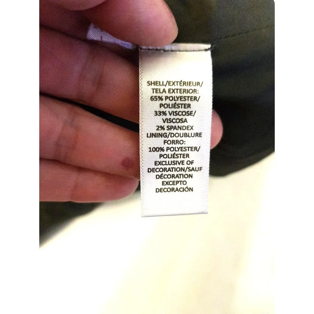 Womens Skirt Size 2 Embroidered Duck Plaid Career Office Wear Plaid Preppy - Image 9