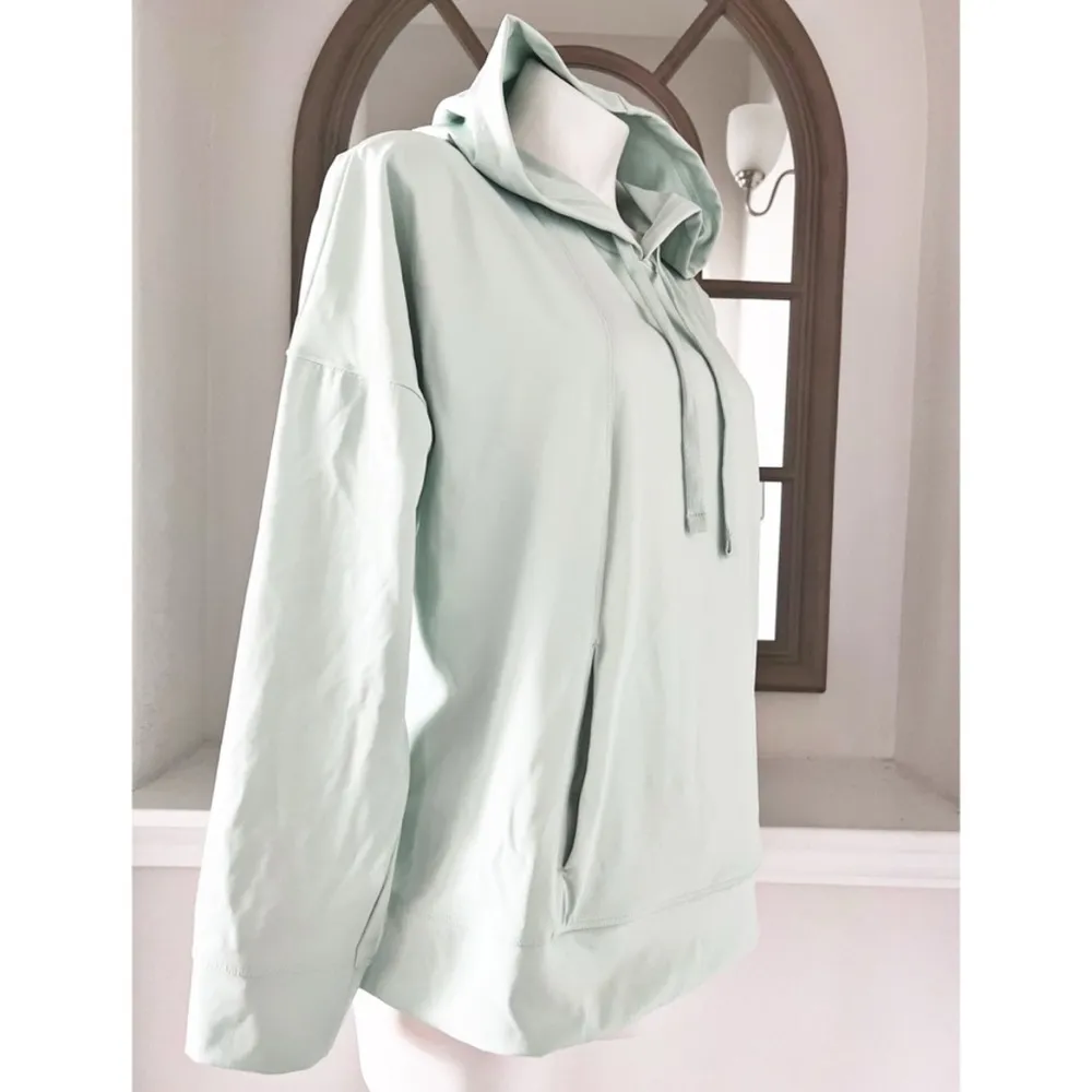 ID Ideology Techy Drawstring-Hood Hoodie in Mint Wash, Plus Size 3X New w/Tag - Image 3