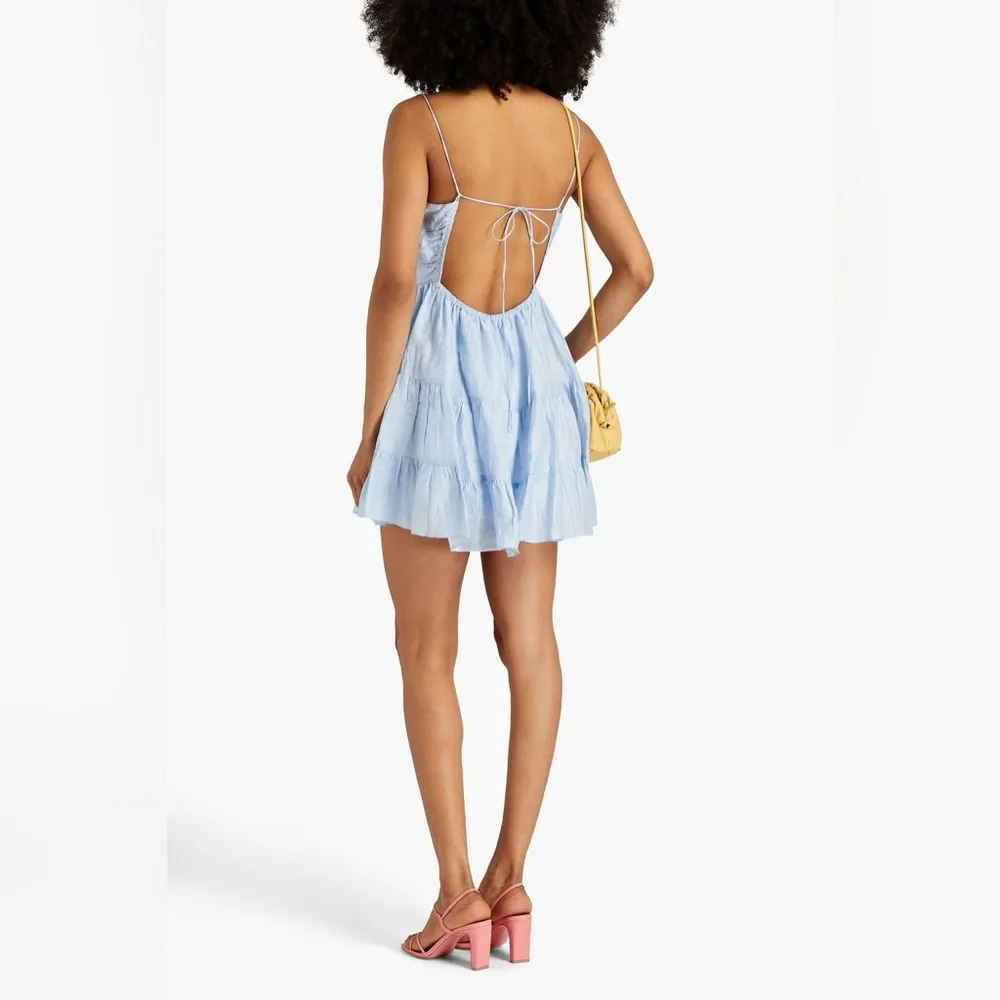 Sandro Lester strappy linen blend dress - Image 2