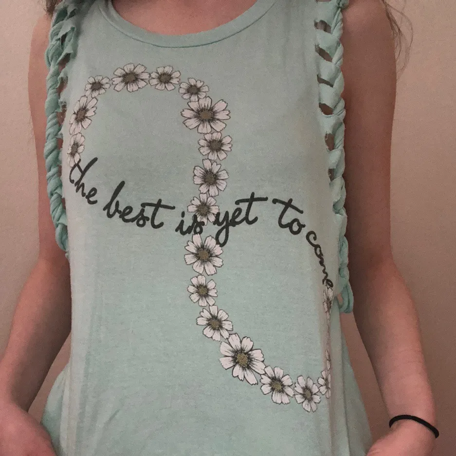 lime green tank top  - Image 2