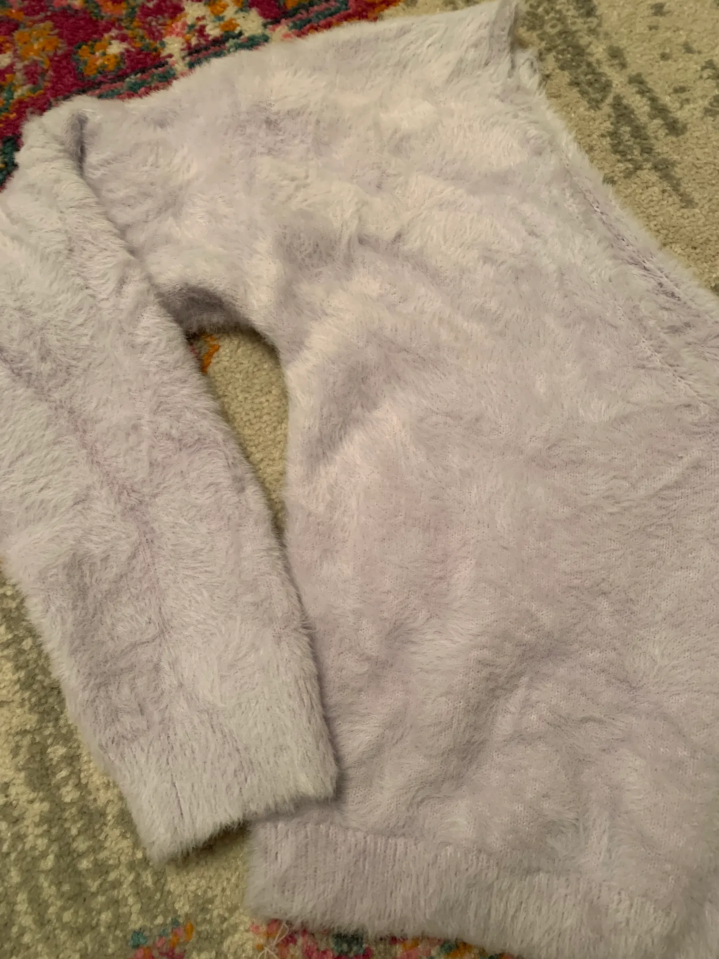 Purple Fuzzy Sweater  - Image 4