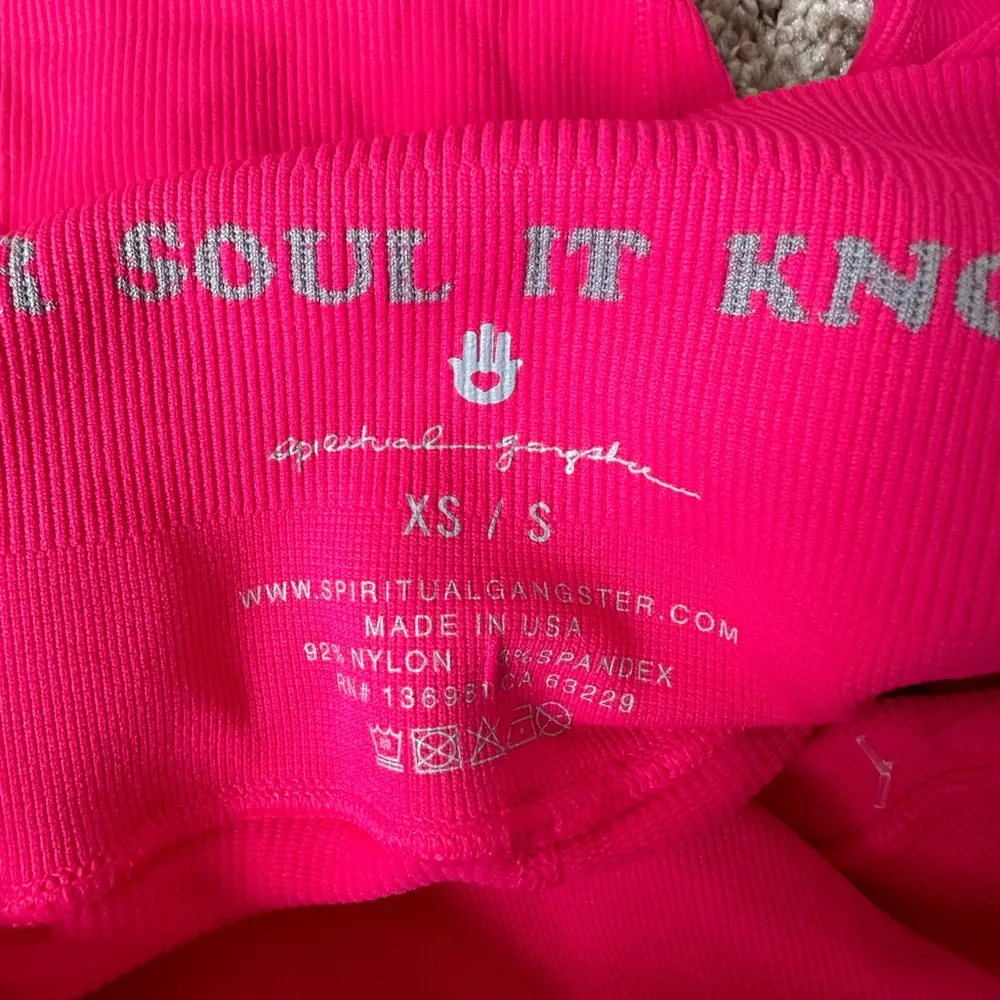 Spiritual Gangster Self Love Leggings in Cherry XS/S - Image 6