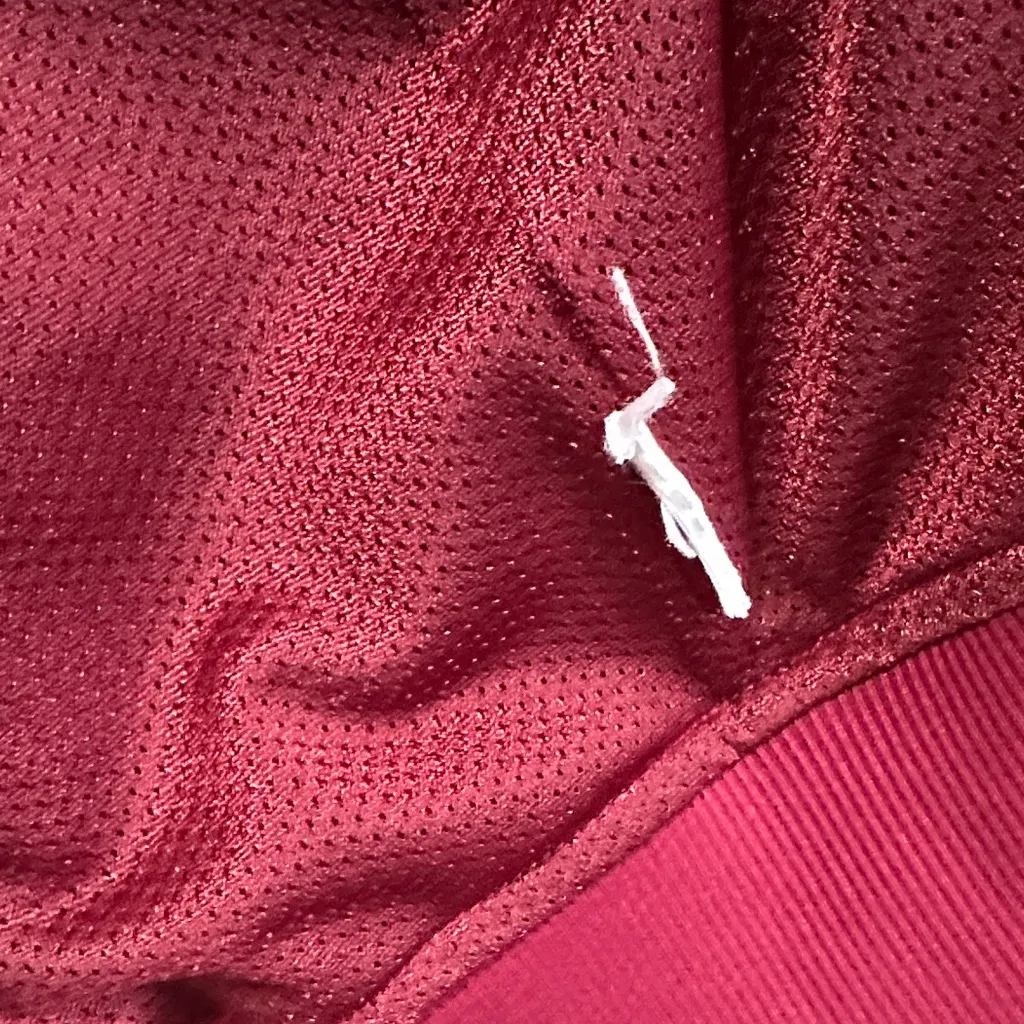 Athleta Women's Deep Red Bomber Jacket - Image 8